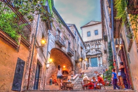 Jewish area old town Girona