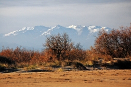 La Playa y las montañas